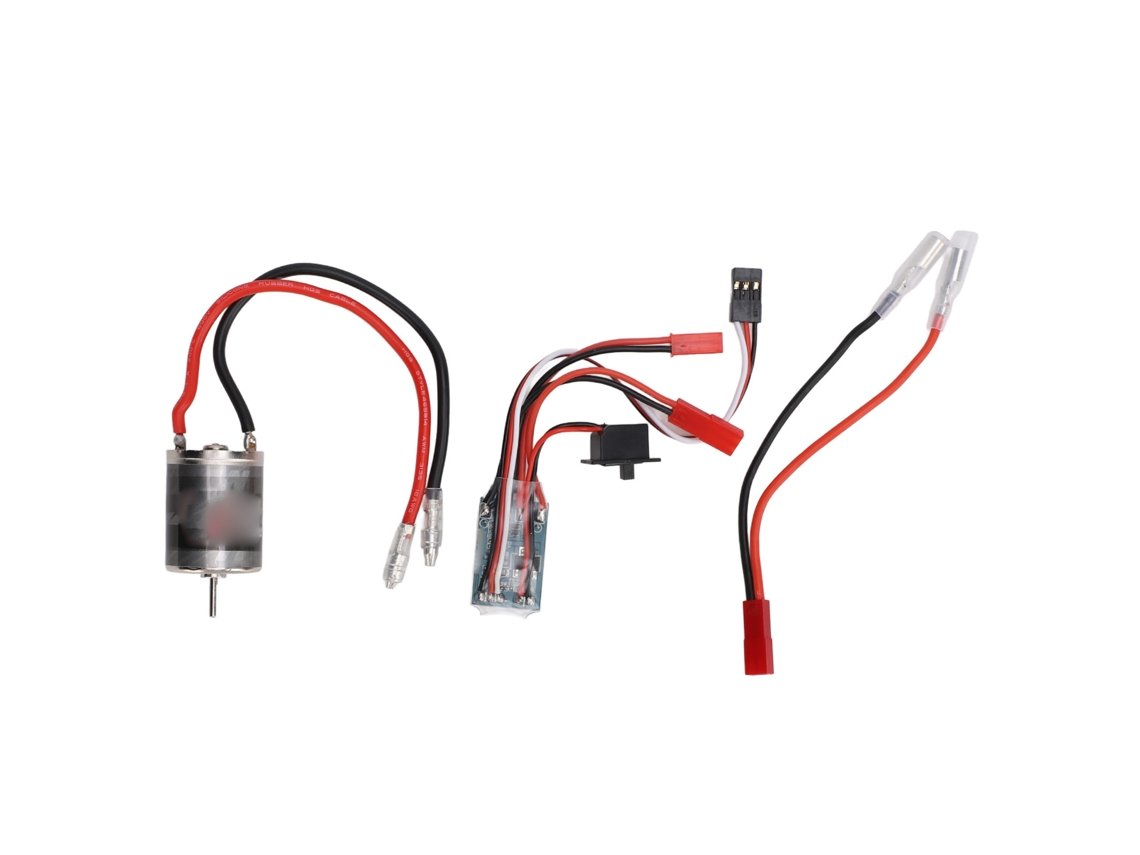 Combo Motor Esc De Escova Rc Aço Inoxidável 31t 30a Com Cabo Jst Fêmea Para 4.0mm Fêmea