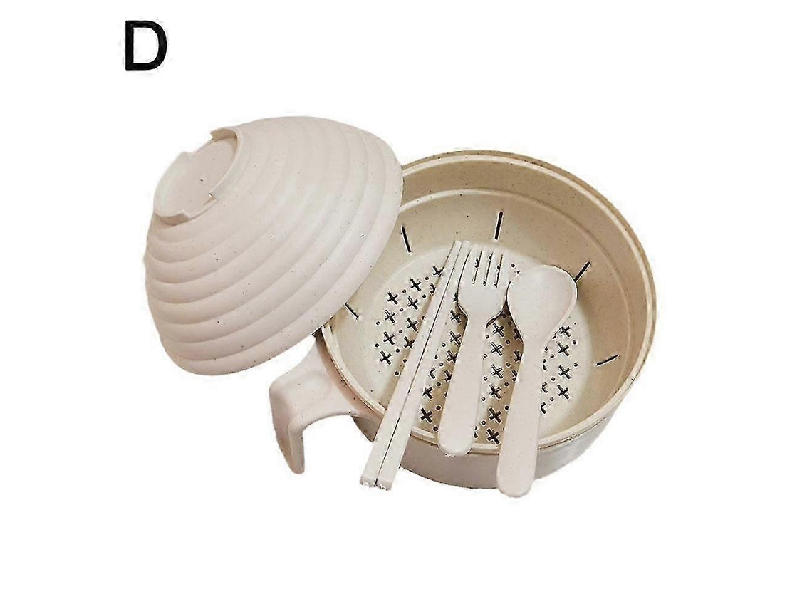 Conjunto 6 Tigelas Para Macarrão De Palha De Trigo