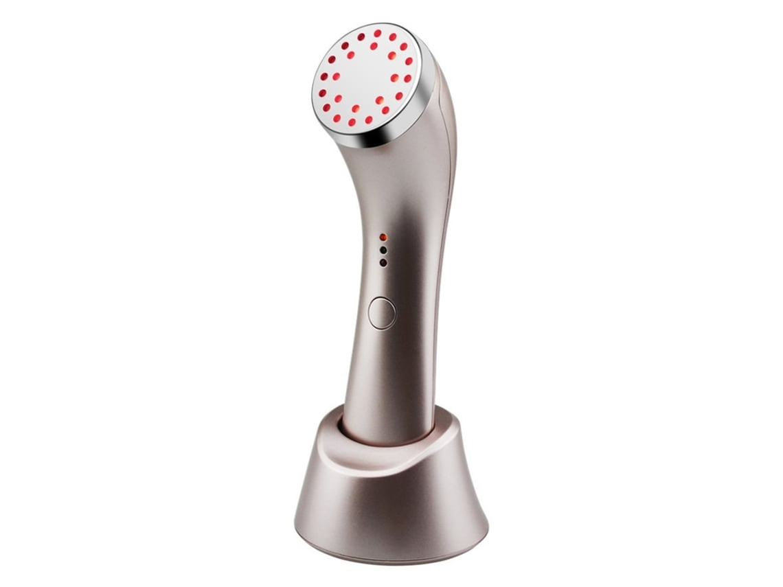 Dispositivo Facial De Rejuvenescimento Da Pele Com Spa Facial Térmico De Nível De Salão Para Uma Tez Mais Brilhante E Radiante Ouro Bestvite
