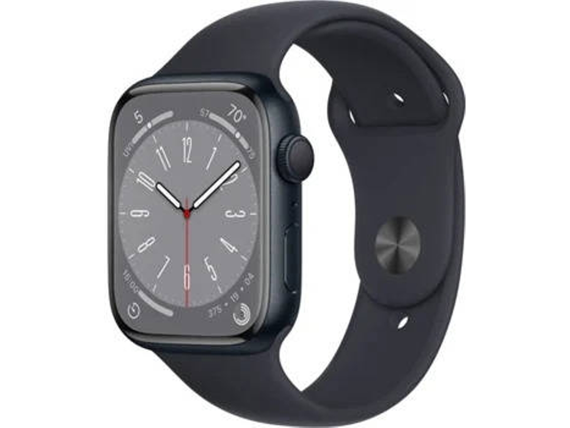 APPLE Watch Series 8 GPS (Recondicionado Flippers Marcas Mínimas - 45 mm - Meia-noite)