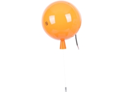 Arte de Parede com Balões Coloridos de 20 Cm, Luz Quente Laranja, Luminária Noturna Romântica e Criativa para Casa e Quarto. SFUSHOS