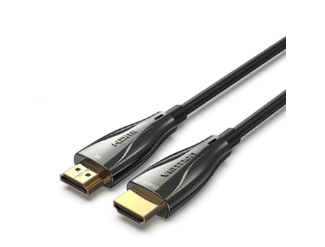Cabo De Vídeo Hdmi Macho Para Macho 8k Hd Vention Albbq De 20 M, Cabo De Fibra Óptica Hdmi Com Revestimento De Liga De Zinco