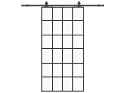 Sliding Door, Sliding Doors Vidaxl Preto Vidro (102 X 205 Cm (200 Cm Sliding Rail))