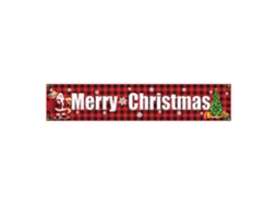 Bandeira Decorativa Natal Decoração Festa 250x48cm