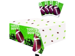 Toalha De Mesa Decorativa Tema Super Bowl 130x220cm