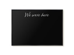 Quadro magnético de parede "We Were Here For The Bedroom" Espelharte (100x70 cm)