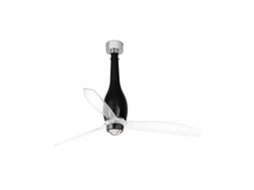 Eterfan M Led Ventilador Dc Preto Brilhante/transparente Faro Barcelona