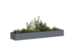 Vidaxl Vaso/floreira 360x80x40 Cm Aço Antracite