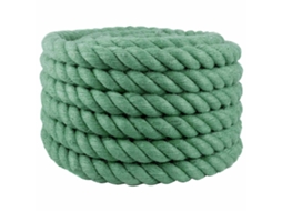 Vidaxl Corda De Juta 50 Mm Verde 100% Juta Tossa