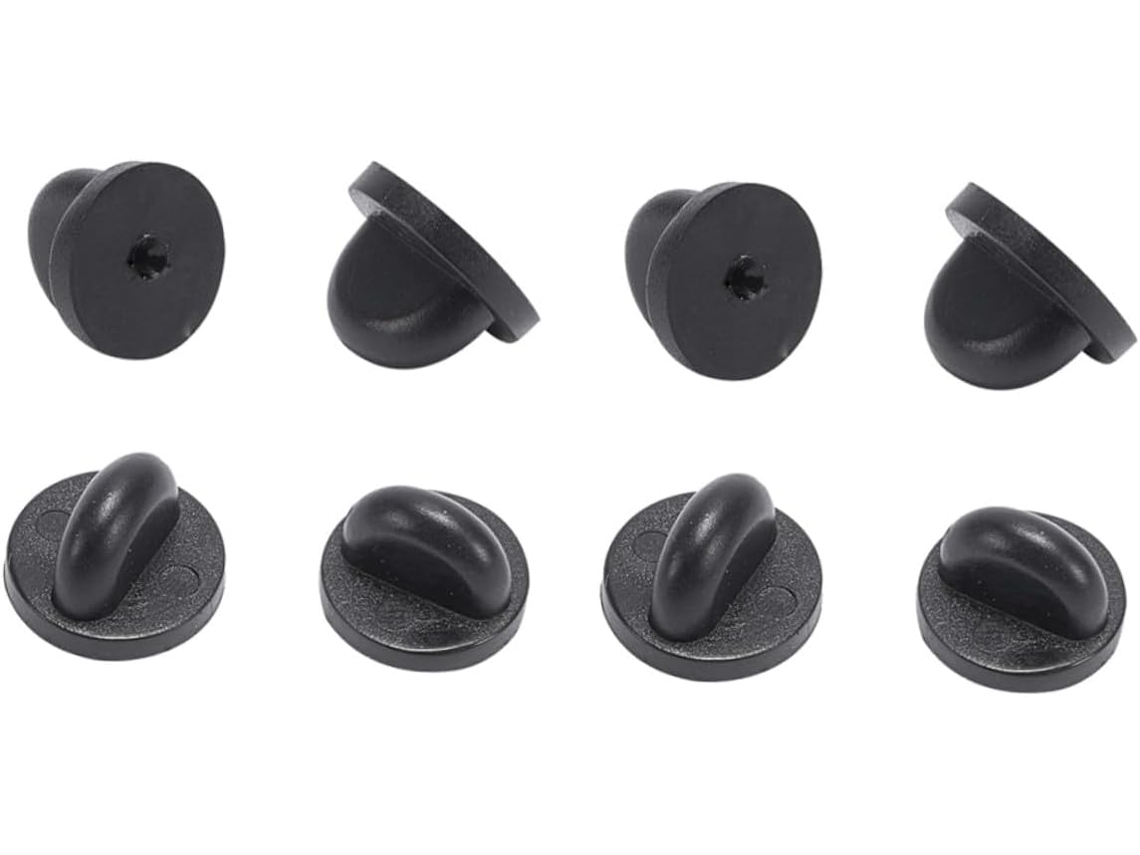 Galpada 250 peças de tampas metálicas pré-fabricadas para pinos e fixadores, material durável, fácil e seguro de usar.