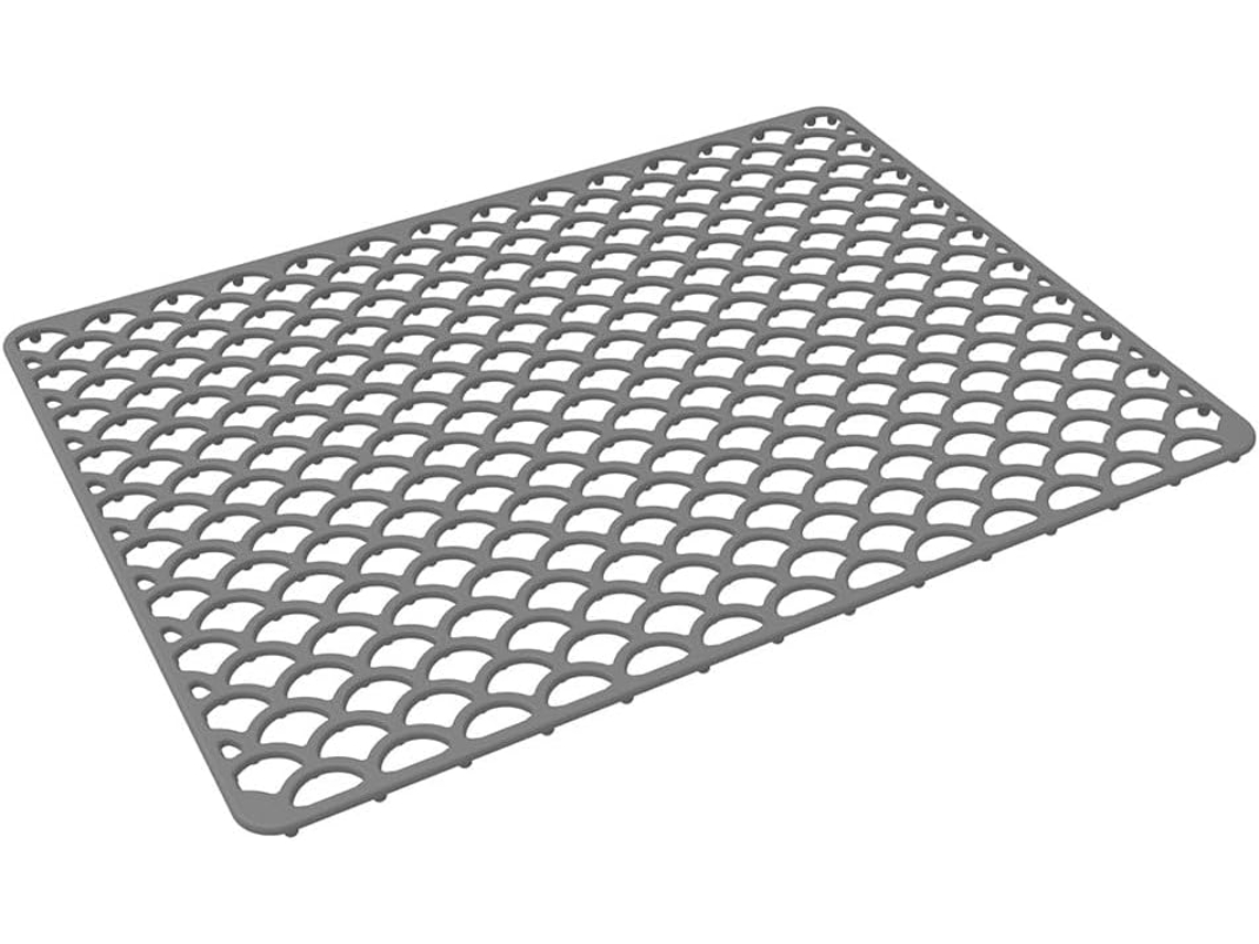 Tapete de silicone para Pia Cozinha, de proteção, com furos de drenagem, resistente ao calor até 500°C.