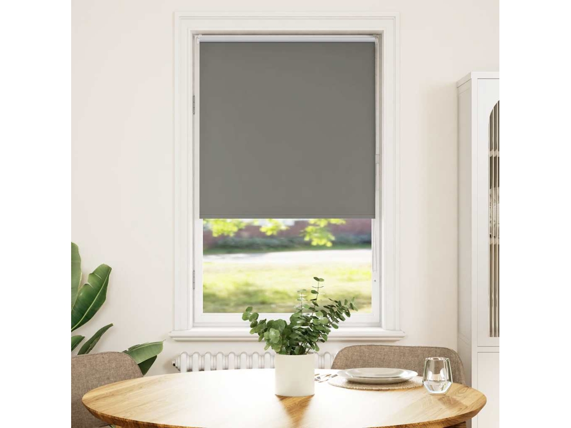 Vidaxl Persiana De Enrolar 80x130 Cm Largura Tecido 75,7 Cm Poliéster