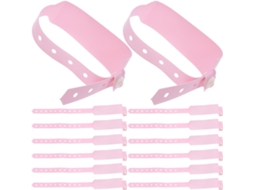 Pulseira De Identificação Médica Descartável Em Pvc Para Hospitais, Resistente À Sujeira, Reconhecimento Rápido Em