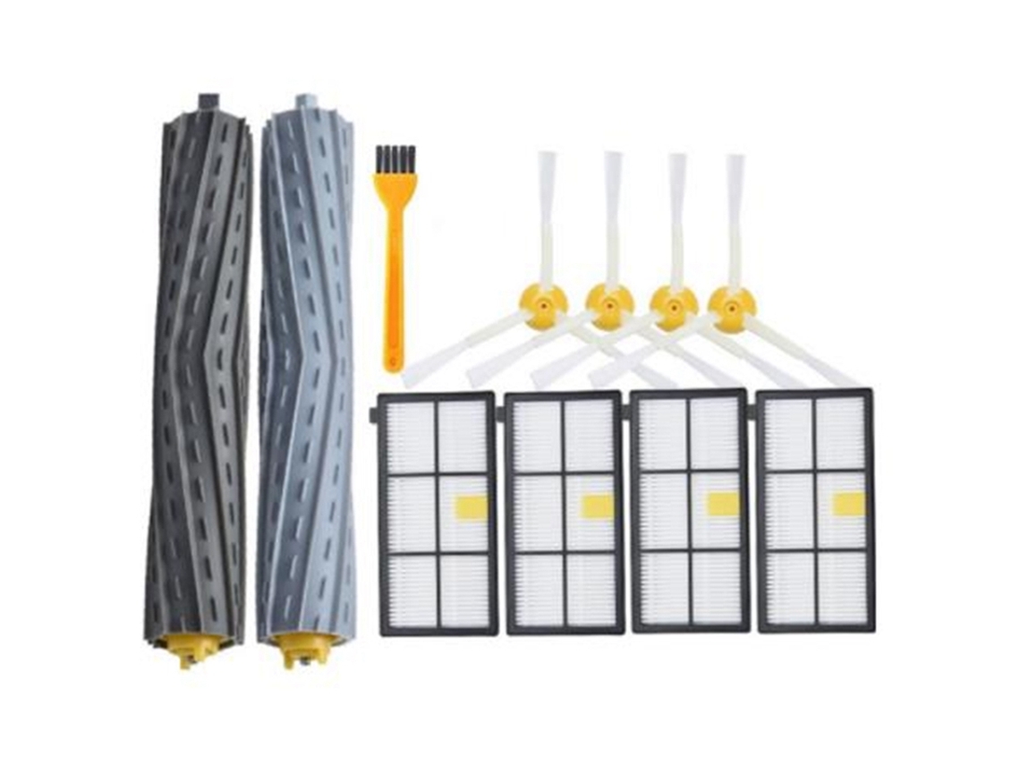 Hepa filtros escovas para irobot roomba 800 900 série acessórios kit hepa filtros escovas kit de peças reposição