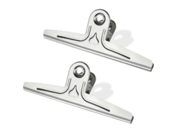 Grampos De Ligação De Aço Inoxidável Prata Grande (30cm) Pacote Com 2 Unidades