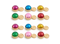 Laxiscreed Conjunto De 12 Bolhas Perfumadas Squishy De 8,5cm Para Alívio Do Stress