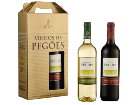 Adega De Pegões Península De Setúbal Vinho Branco E Vinho Tinto Conjunto