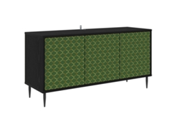 Vidaxl Gabinete Para Tv Geleen 102 X 33 X 51 Cm Carvalho Preto