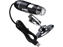 Microscópio Digital Científico Usb Preto 1600x Para Observação
