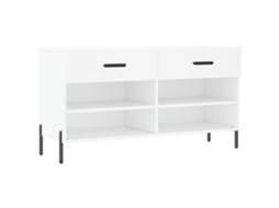 Shoe Bench, Shoe Benches Vidaxl Branco Madeira Processada (n/a)