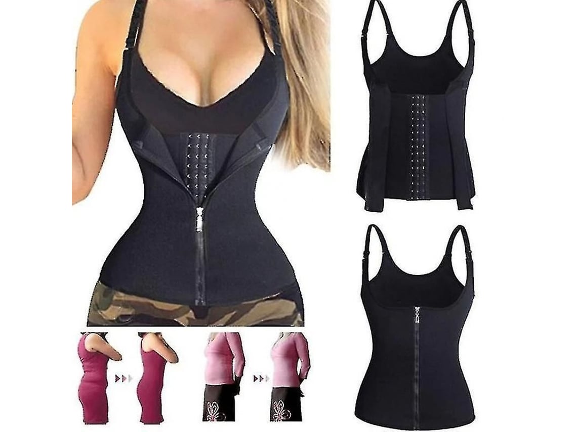 2026 cinto Ajustável para Emagrecer Cintura Controle Abdominal Queimador de Gordura Corset Sauna