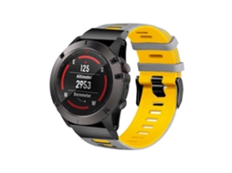 Bracelete Pioneer para Garmin Enduro Cinzento e Amarelo