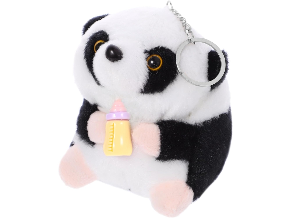 Chaveiro De Pelúcia De Panda Mikinona, Macio E Resistente E Decoração