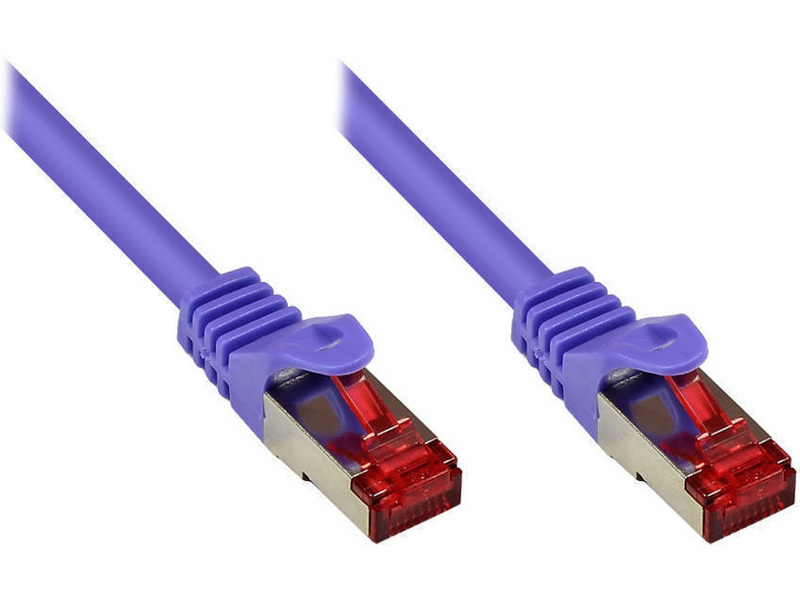 Cabo de Rede ALCASA (RJ45 - 7.5 m - Roxo)