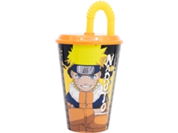 Copo Com Canudo Naruto Easy De 430 Ml 87494