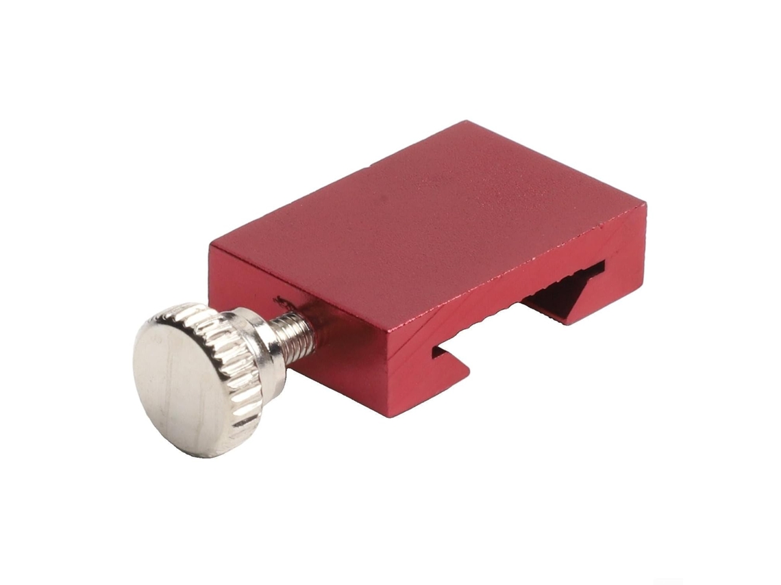 Régua De Aço Esquadrejada Para Carpinteiro, Bloco De Posicionamento Linha Reta 20mm, Vermelha 20mm