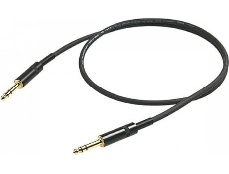Cabo de Áudio PROEL (Jack 6.3mm - 5 m - Preto)
