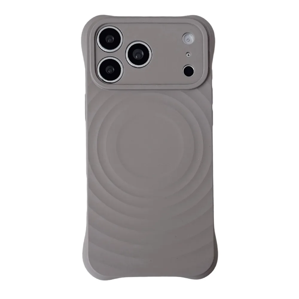 (cinza, Iphone 16 Pro Max) Capa Para Celular Com Carregamento Magnético, Feita De Silicone Líquido, Capa Protetora À Prova De Quedas.