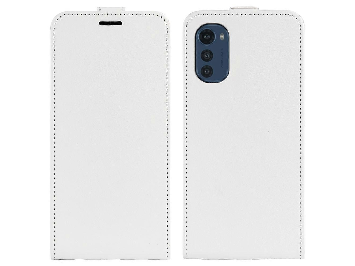 Capa De Couro Com Flip Vertical E Textura Única Para Motorola Moto E32 4g R64