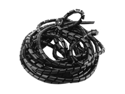 Protetor De Cabos Espiral, Organizador De Fios, Gerenciamento De Cabos Para Casa E Escritório, 10mm(preto)