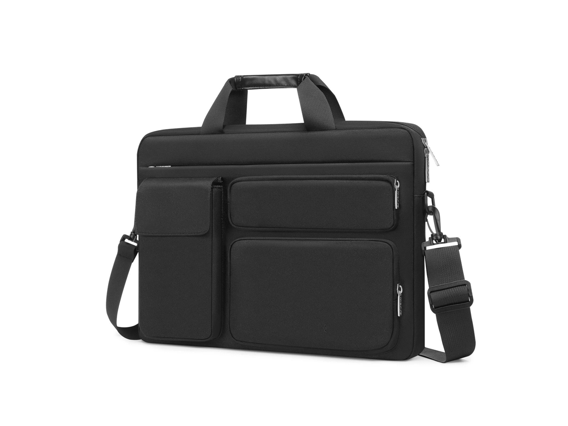 Capa Protetora Para Laptop De 13 Polegadas, Modelo Aberto Com 2 Abas Elevadas, 1 Aba Com Alça E Cinto.