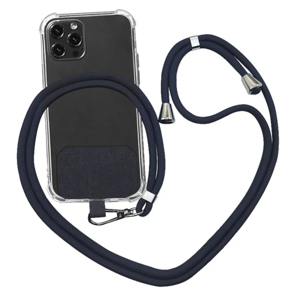 Cabo Para Celular Prático E Elegante Com Suporte Para Celular, Preto.