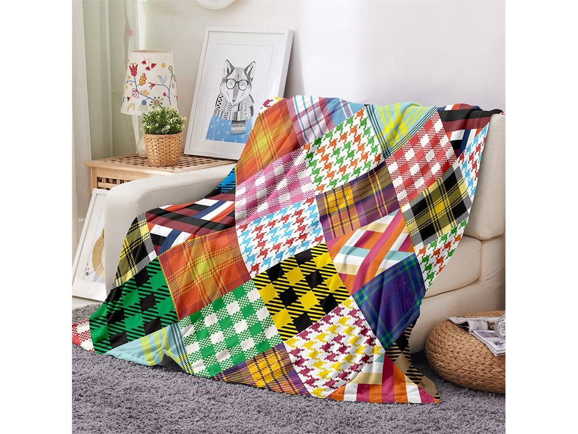 Manta de Flanela Fansu Estampa 3d Quente e Macia em Microfibra Ideal para o Inverno Perfeita Cama Ou Sofá Adeq