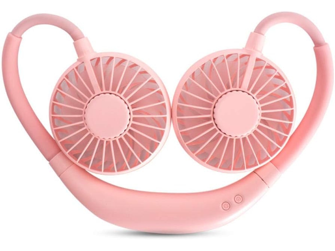 Ventilador Usb Resfriamento Pescoço Mini Portátil 360 G