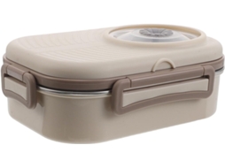 Marmita Bento Ipetboom Em Aço Inoxidável Com 3 Compartimentos, Isolamento Térmico Para Manter Os Alimentos Frescos