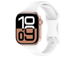 Pulseira de Silicone para Apple Watch 7, Modelo V3, com Fecho Borboleta e Design de Cintura Fina CHABERLU