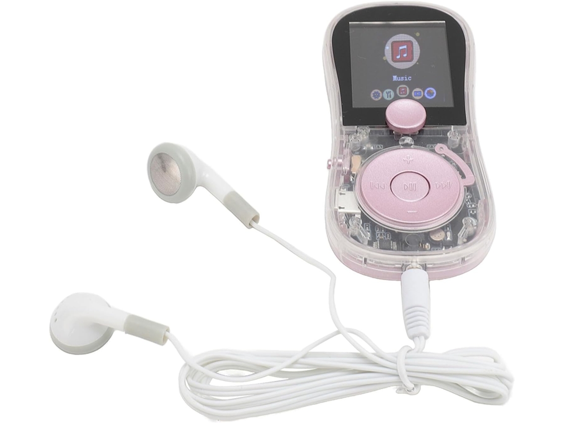 Leitor de MP3/MP4 de 64 GB, tela de 200 mAh, 1,77 polegadas, portátil, rádio FM, alto-falante HiFi (com cartão)