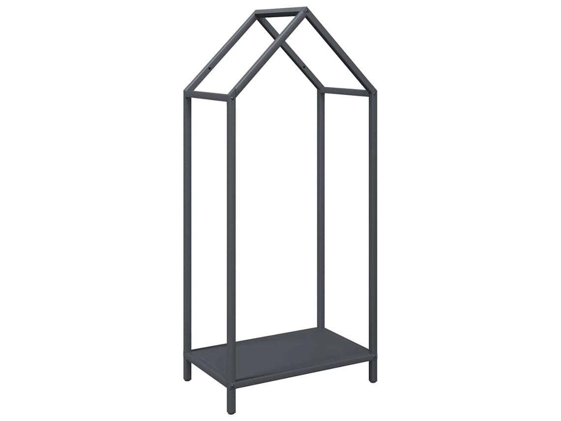 Vidaxl Suporte Para Lenha 40x25x90 Cm Aço Laminado A Frio Antracite