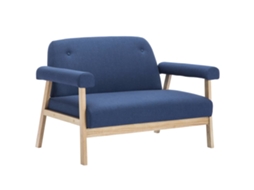 Sofa, Sofas Vidaxl Azul Tecido (n/a)