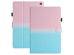 Capa de couro com costura gradiente Webake para tablet Amazon Kindle Fire HD10 / HD10 Plus (2021)