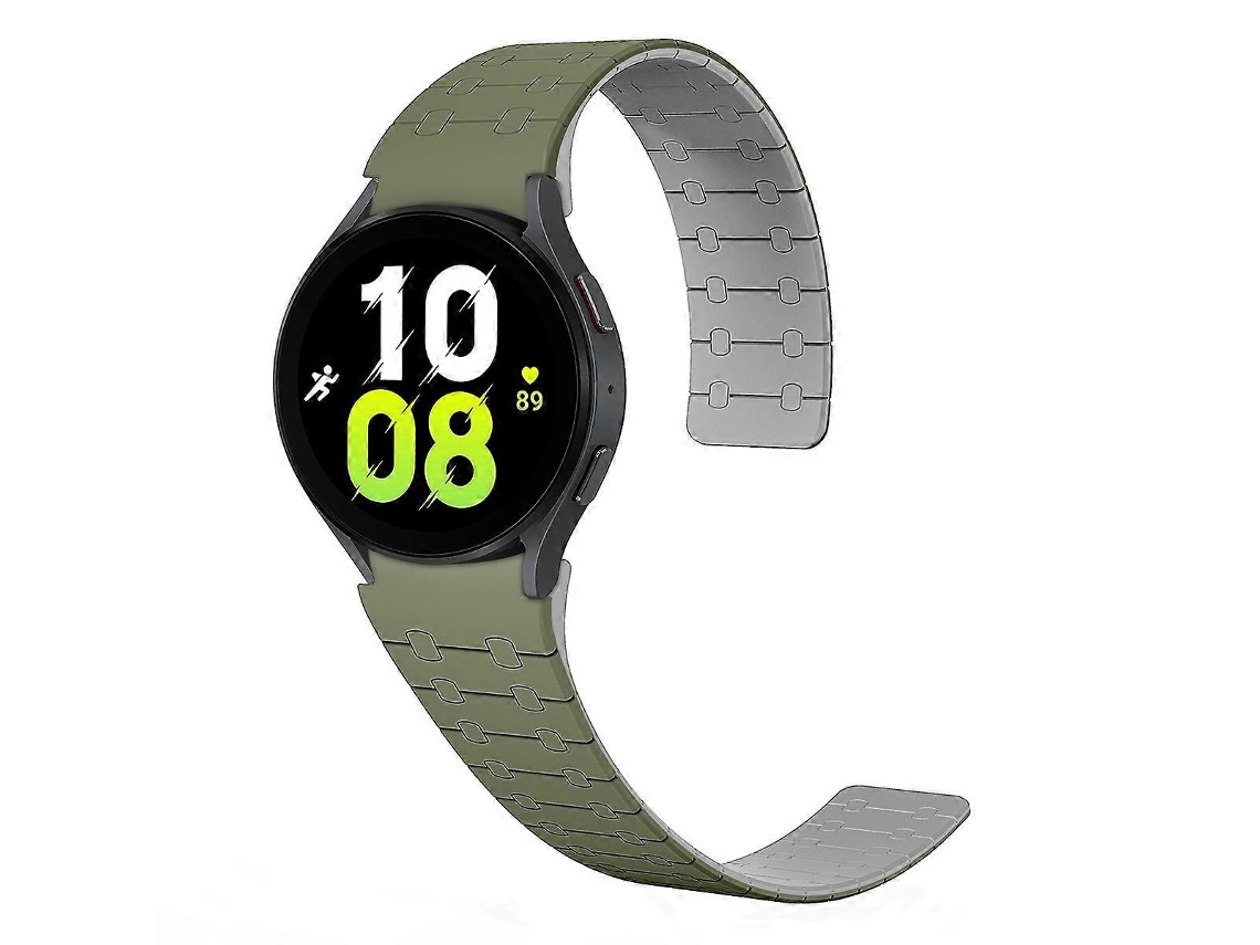 Pulseira Magnética De Silicone Bicolor Para Samsung Galaxy Watch 6/5/4