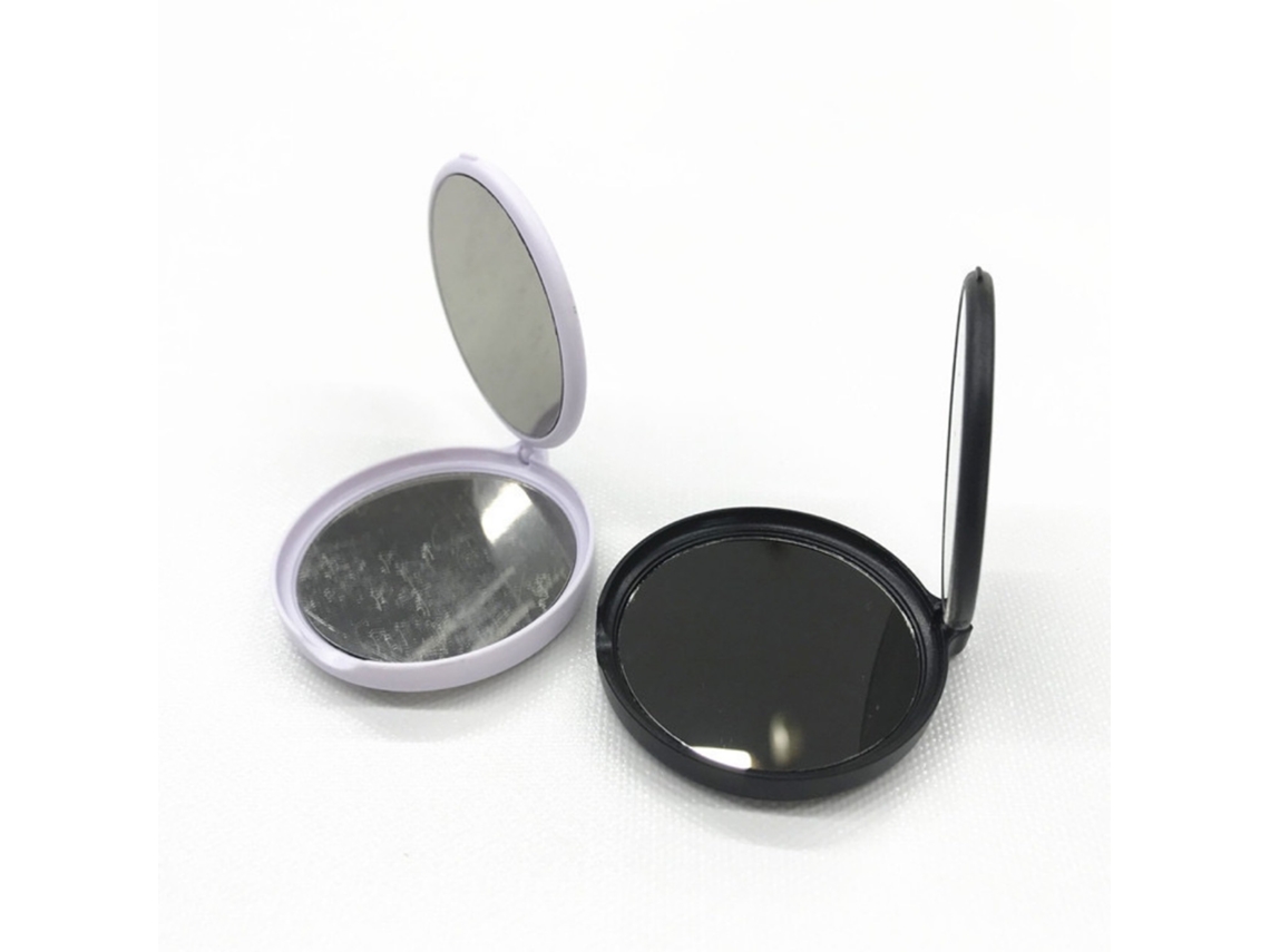 Conjunto De 2 Suportes Giratórios Para Celular Com Espelho, Branco E Preto.
