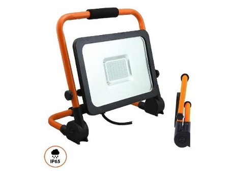 Foco 42 led portatil c/cable 30w 3000lum luz blanca 6000k-6500k. angulo luminico 120