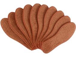 5 Pares De Palmilhas Térmicas Absorventes E Espessas Lã Alpaca Para Calçados Inverno Outono