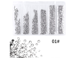 6 Gradeis De Strass Coloridos Para Arte De Unhas Decoração Diy Ferramentas De Manicure (01)