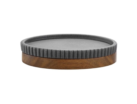 Saboneteira Designer Niagara 14cm Antracite Douceur D Intérieur
